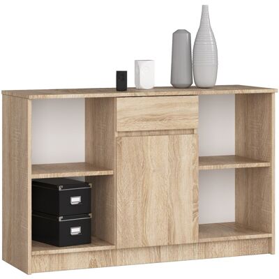 Akord Lipasto 1 Laatikko 1 Ovi Sonoma-tammi 120x40x77 Akord Lipasto 1 Laatikko 1 Ovi Sonoma-tammi 120x40x77