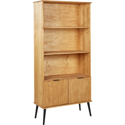 Beliani Kirjahylly TIMMINS 190 cm Mänty Ruskea Beliani Kirjahylly TIMMINS 190 cm Mänty Ruskea