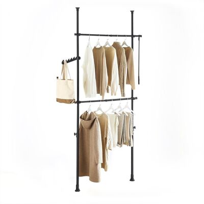 SoBuy Metallinen vaatekaappi 126x27x295 cm FRG109-II-SCH SoBuy Metallinen vaatekaappi 126x27x295 cm FRG109-II-SCH