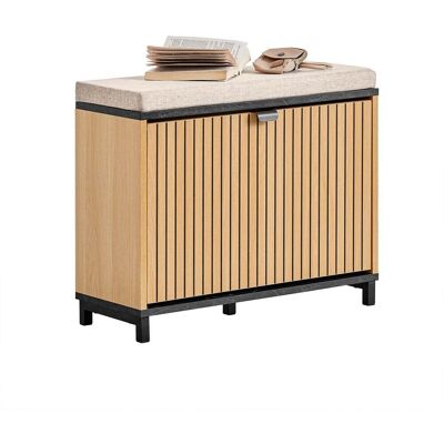 SoBuy ekologinen kenkäkaappi FSR201-N musta marmoripuupenkki 60x24x50cm SoBuy ekologinen kenkäkaappi FSR201-N musta marmoripuupenkki 60x24x50cm