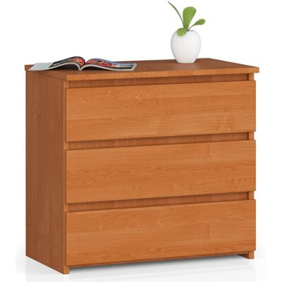 Akord Lipasto 3 laatikkoa Leppä 60x35x57 Akord Lipasto 3 laatikkoa Leppä 60x35x57