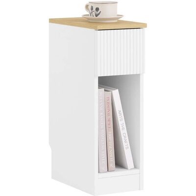 SoBuy Aaltokuvioinen yöpöytä fbt111-w, ekologinen laatuvalinta, 20x35x60 cm SoBuy Aaltokuvioinen yöpöytä fbt111-w, ekologinen laatuvalinta, 20x35x60 cm