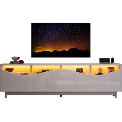 KOMHTOM TV-taso, valkoinen, 175×38×51 cm KOMHTOM TV-taso, valkoinen, 175×38×51 cm
