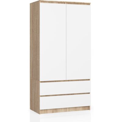 Höffner Oda Vaatekaappi - Käytännöllinen, Väriä, 90cm Leveys Höffner Oda Vaatekaappi - Käytännöllinen, Väriä, 90cm Leveys