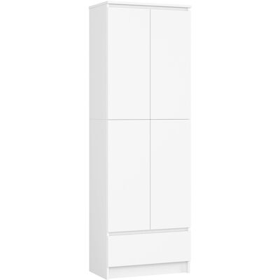 Akord Kirjahylly Suljettu Valkoinen 60x35x180 Akord Kirjahylly Suljettu Valkoinen 60x35x180