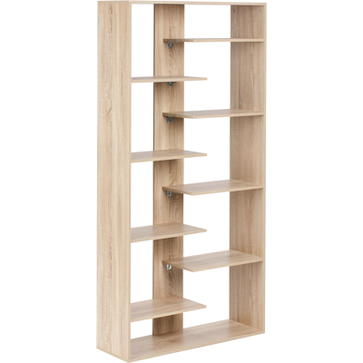 Beliani Kirjahylly 8 tasoa FONTAS 180 cm Vaaleanruskea Beliani Kirjahylly 8 tasoa FONTAS 180 cm Vaaleanruskea