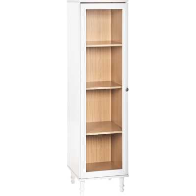 Beliani Lasivitriini TINGLEDALE 40 cm Valkoinen Beliani Lasivitriini TINGLEDALE 40 cm Valkoinen