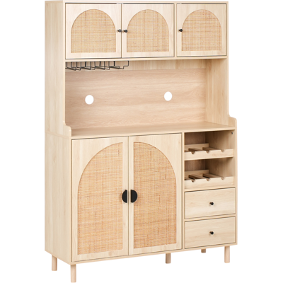 Beliani Astiakaappi CAMPBELLTON 120 cm Vaaleanruskea Beliani Astiakaappi CAMPBELLTON 120 cm Vaaleanruskea