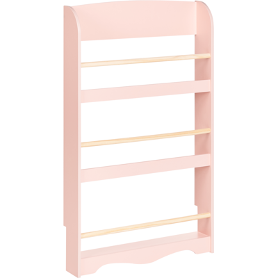 BELIANI Pastel Pink Puu Seinähylly - Kirjahylly BELIANI Pastel Pink Puu Seinähylly - Kirjahylly