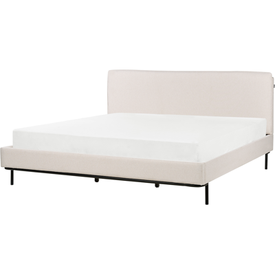 Beliani Sänky CORIO Super King - Modern kangasvuode - Beigen Beliani Sänky CORIO Super King - Modern kangasvuode - Beigen