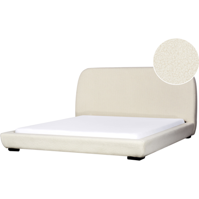 Beliani Sänky beige Bouclé-verhoilulla - Perinteinen tyyli Beliani Sänky beige Bouclé-verhoilulla - Perinteinen tyyli