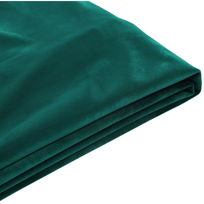 Beliani Sängynrungon päällinen sametti FITOU 160 x 200 cm Smaragdinvihreä Beliani Sängynrungon päällinen sametti FITOU 160 x 200 cm Smaragdinvihreä