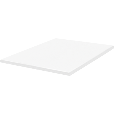 BELIANI Vaahdotettu patjan suojus 160x200cm Valkoinen - Patjanpeite BELIANI Vaahdotettu patjan suojus 160x200cm Valkoinen - Patjanpeite