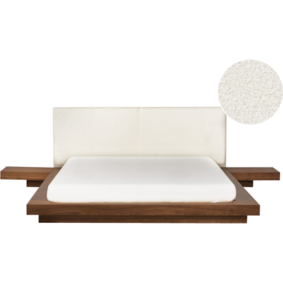 Beliani Vesisänky buklee ZEN 160 x 200 cm Ruskea saarniviilu Beliani Vesisänky buklee ZEN 160 x 200 cm Ruskea saarniviilu