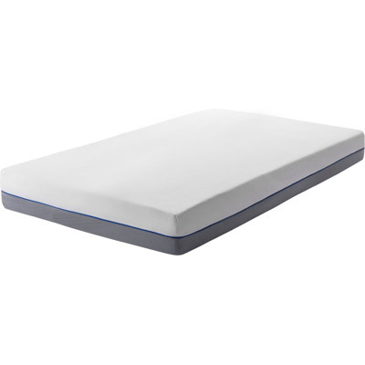 Beliani Memory Foam Mattress Valkoinen harmaalla kankaalla - Memory Foam Mattress Beliani Memory Foam Mattress Valkoinen harmaalla kankaalla - Memory Foam Mattress