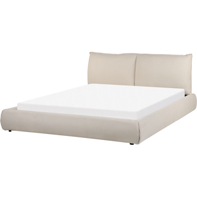 Beliani Beigen King Size -vuode verhoiltuna - Klassinen Tyyli Beliani Beigen King Size -vuode verhoiltuna - Klassinen Tyyli