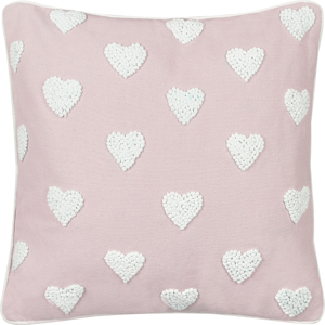 Beliani Vaaleanpunainen Puuvillatyyny - 45x45cm - Tyyny Beliani Vaaleanpunainen Puuvillatyyny - 45x45cm - Tyyny