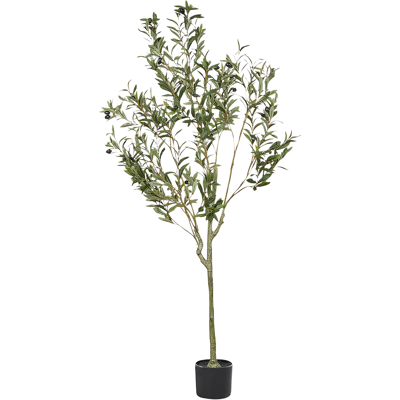 Beliani Tekokasvi OLIVE TREE 153 cm Vihreä Beliani Tekokasvi OLIVE TREE 153 cm Vihreä