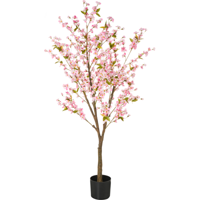 Beliani Tekokasvi CHERRY TREE 180 cm Vaaleanpunainen Beliani Tekokasvi CHERRY TREE 180 cm Vaaleanpunainen