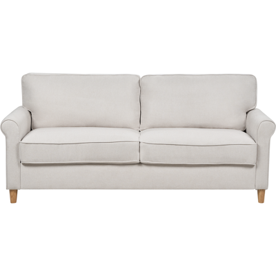 Beliani Sohva RONNEBY kangas Beige 3-istuttava Beliani Sohva RONNEBY kangas Beige 3-istuttava