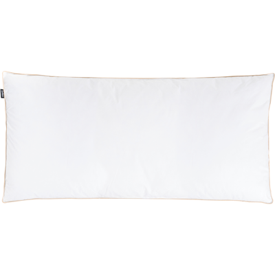 Beliani Tyyny 3 kammiota ETNA Matala ankanhöyhenet ja -untuva 40 x 80 cm Valkoinen Beliani Tyyny 3 kammiota ETNA Matala ankanhöyhenet ja -untuva 40 x 80 cm Valkoinen