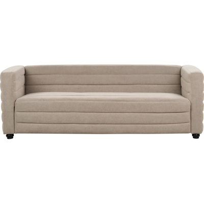 Beliani Hofn Taupe Modern 3-istuttava Sohva Beliani Hofn Taupe Modern 3-istuttava Sohva