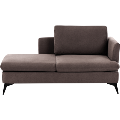 Beliani Sievoz Polyesteri Ruskea 155x85x84 - Nojatuoli Beliani Sievoz Polyesteri Ruskea 155x85x84 - Nojatuoli