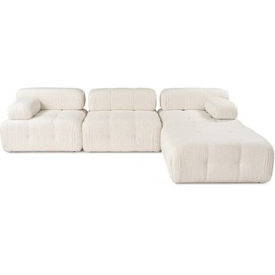 Hanah Home Puca Kulmasohva Beiget - 4-paikkainen sohva ja chaiselongue Hanah Home Puca Kulmasohva Beiget - 4-paikkainen sohva ja chaiselongue