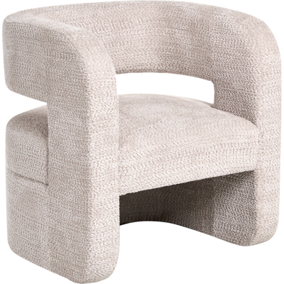 Beliani Nojatuoli VIDSEL chenille Beige Beliani Nojatuoli VIDSEL chenille Beige