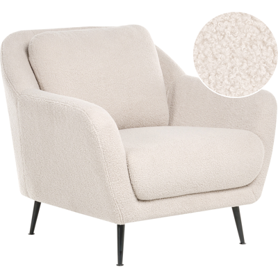 Beliani Nojatuoli EIBY buklee Beige Beliani Nojatuoli EIBY buklee Beige