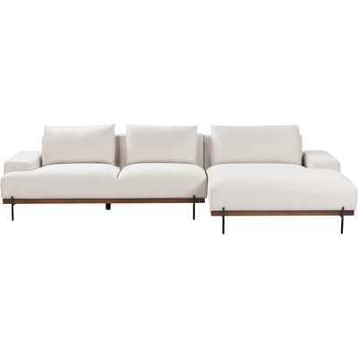 Beliani Vasen Kulmasohva Beige - Sohva Beliani Vasen Kulmasohva Beige - Sohva