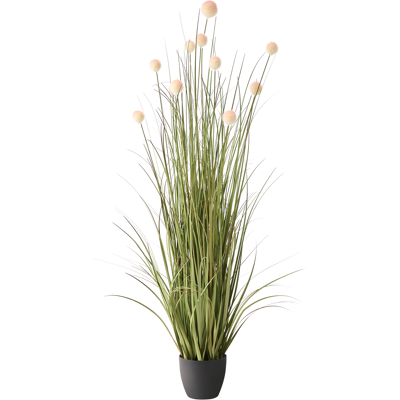 Beliani Tekokasvi POMPOM GRASS 120 cm Vihreä Beliani Tekokasvi POMPOM GRASS 120 cm Vihreä