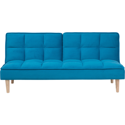Beliani Vuodesohva SILJAN - Sininen - 3-paikkainen, Recliner, Quiltattu - Vuodesohva Beliani Vuodesohva SILJAN - Sininen - 3-paikkainen, Recliner, Quiltattu - Vuodesohva