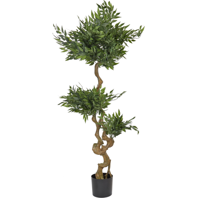 Beliani Tekokasvi RUSCUS TREE 166 cm Vihreä Beliani Tekokasvi RUSCUS TREE 166 cm Vihreä