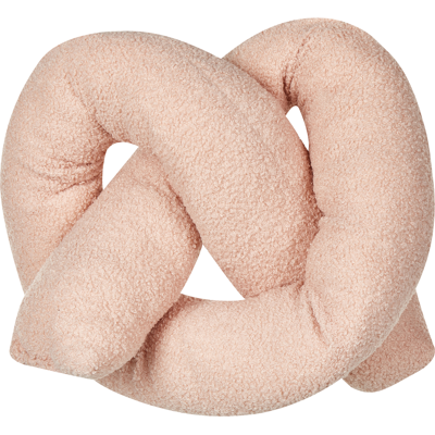 Beliani Vaaleanpunainen Teddy Kangaspäällystynyt Tyyny - Tyyny Beliani Vaaleanpunainen Teddy Kangaspäällystynyt Tyyny - Tyyny