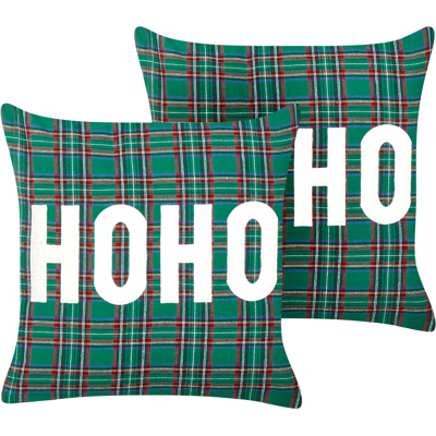 Beliani - Malli Joycandy - Jouluinen tartan-kuvio - Joulupatja - 45x45 cm Beliani - Malli Joycandy - Jouluinen tartan-kuvio - Joulupatja - 45x45 cm