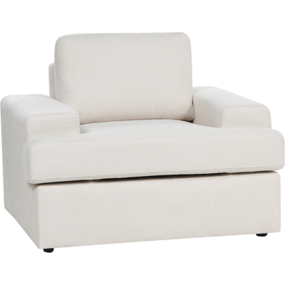 Beliani Nojatuoli Vaaleanbeige Polyester - Nojatuoli Beliani Nojatuoli Vaaleanbeige Polyester - Nojatuoli