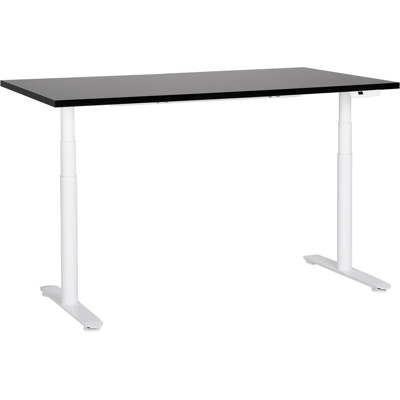 Beliani - Sähkökäyttöinen korkeudensäätöinen kirjoituspöytä - Moderni muotoilu - 160x72 cm Beliani - Sähkökäyttöinen korkeudensäätöinen kirjoituspöytä - Moderni muotoilu - 160x72 cm