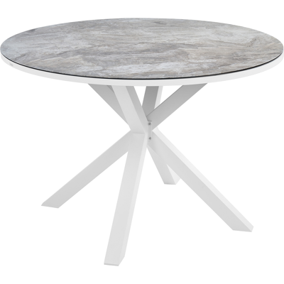 Beliani Maletto Puutarhapöytä - Moderni alumiini 120cm Beliani Maletto Puutarhapöytä - Moderni alumiini 120cm