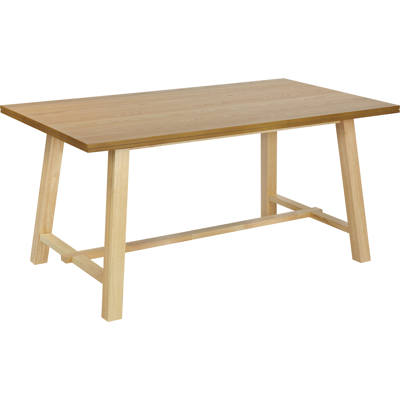 Beliani Ruokapöytä Vaalea Puu - 160 x 90 cm - Skandinaavinen Keittiö Beliani Ruokapöytä Vaalea Puu - 160 x 90 cm - Skandinaavinen Keittiö