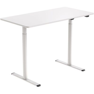 Lykke Sähköisesti Säädettävä Pöytä - 140x70cm - Valkoinen Lykke Sähköisesti Säädettävä Pöytä - 140x70cm - Valkoinen