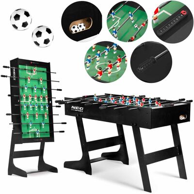 Neo-Sport Neosport pöytäjalkapallo 121 x 61 x 80 cm NS-803 musta Neo-Sport Neosport pöytäjalkapallo 121 x 61 x 80 cm NS-803 musta