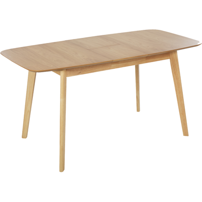 Beliani Jatkettava ruokapöytä MADOX Vaalea tammiviilu 120/150 cm 75 cm Beliani Jatkettava ruokapöytä MADOX Vaalea tammiviilu 120/150 cm 75 cm