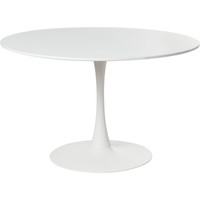 Beliani Ruokapöytä BOCA Valkoinen 120 cm 120 cm Beliani Ruokapöytä BOCA Valkoinen 120 cm 120 cm