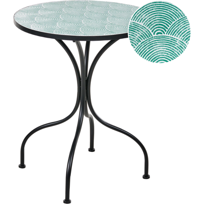 Beliani Bistropöytä ANAPO 60 cm 60 cm metalli Musta Beliani Bistropöytä ANAPO 60 cm 60 cm metalli Musta