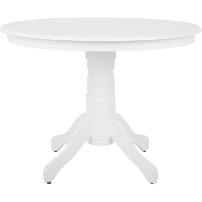 Beliani Ruokapöytä AKRON Valkoinen 100 cm 100 cm Beliani Ruokapöytä AKRON Valkoinen 100 cm 100 cm