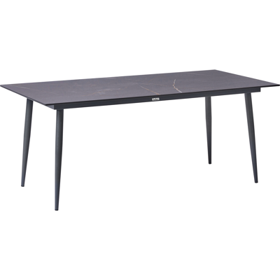 Beliani Neuvottelupöytä TOLENTINO 90 cm 180 cm Harmaa marmorikuvio Beliani Neuvottelupöytä TOLENTINO 90 cm 180 cm Harmaa marmorikuvio