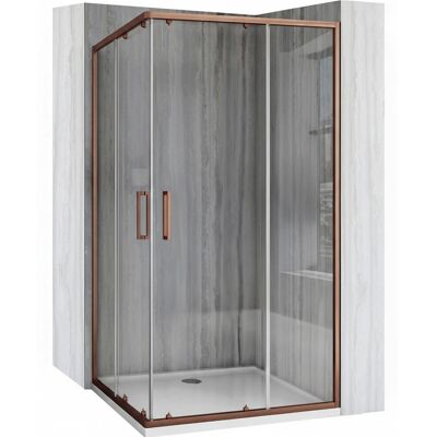 REA Suihkukaappi City 80x100 Harjattu kupari, 80X100X190CM REA Suihkukaappi City 80x100 Harjattu kupari, 80X100X190CM