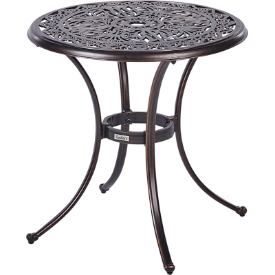 Beliani Bistropöytä ANDALO 68 cm 68 cm metalli Ruskea Beliani Bistropöytä ANDALO 68 cm 68 cm metalli Ruskea