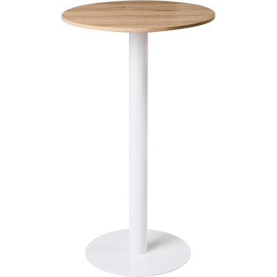 Beliani Baaripöytä MORELLA Vaaleanruskea/valkoinen 60 cm 60 cm Beliani Baaripöytä MORELLA Vaaleanruskea/valkoinen 60 cm 60 cm